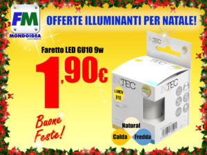 Offerte Mondoidea Dicembre 2018 InTech Ferramenta Bricolage Fai Da Te Roma LED Faretti Lamapdine Risparmio Energetico Luce Fredda Naturale Calda E14 E27_3