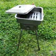 Mini grill barbecue mondoidea roma ferramente bricolage fai da te giardinaggio carne carbonella acciaio trasportabile 3