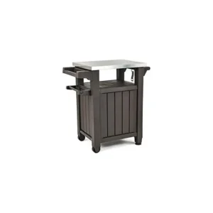 Tavolino keter "utility x" per bbq in resina - 150 l 82x52x90 cm grafite - foto 2