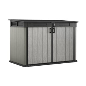 PORTATTREZZI DA GIARDINO IN RESINA CON PAVIMENTO COLORE GRIGIO VERNICIABILE - CM 190X109X132,5H - GRANDE STORE KETER