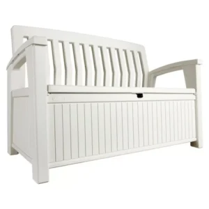 CASSAPANCA PATIO STORAGE BENCH BIANCO KETER - foto 2