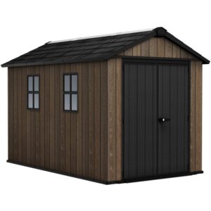 KETER CASETTA DA GIARDINO IN RESINA SIGNATURE APEX 7511 NOCE - DOPPIA SCELTA DI MONTAGGIO