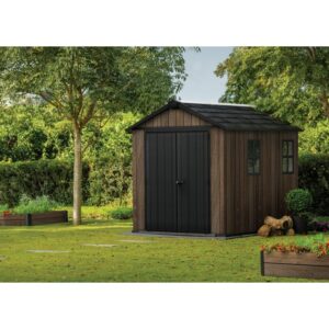 KETER CASETTA DA GIARDINO IN RESINA SIGNATURE APEX 759 NOCE - foto 2