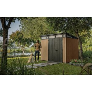 KETER CASETTA DA GIARDINO IN RESINA SIGNATURE PENT 9X7 DOGHE - foto 2