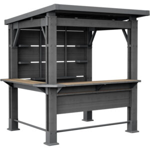 KETER - 7290112642998 - BAR GAZEBO Signature Walnut