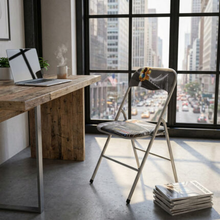 SEDIA PIEGHEVOLE SLIM NEW YORK - foto 2