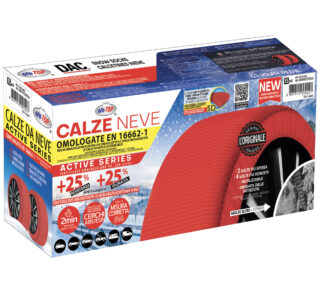 Confezione calze da neve Active Series omologate EN 16662-1