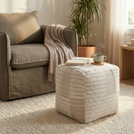 POUF JOSSELIN 40 X 40 - foto 2