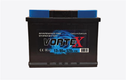 Batteria auto Vortex 60Ah 520A