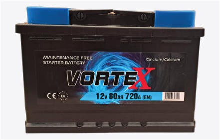 Batteria auto Vortex 80Ah 720A
